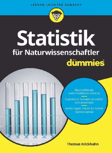 Buchcover und Innenansicht für das Buch: Statistik für Naturwissenschaftler für Dummies