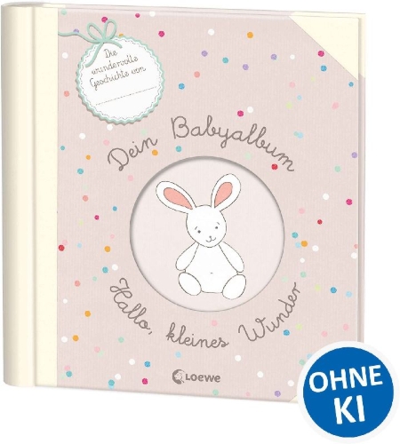 Buchcover und Innenansicht für das Buch: album de bébé
