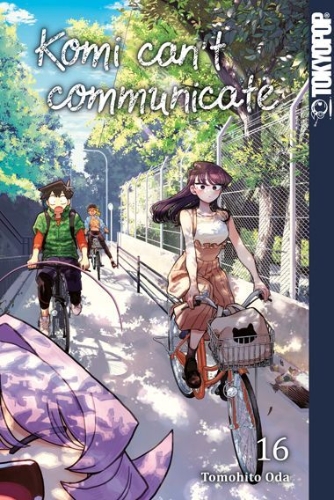 Buchcover und Innenansicht für das Buch: Komi can't communicate 16