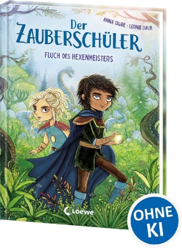 Buchcover und Innenansicht für das Buch: Der Zauberschüler (Band 1) - Fluch des Hexenmeisters