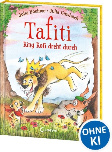 Buchcover und Innenansicht für das Buch: Tafiti - King Kofi dreht durch (Band 21)