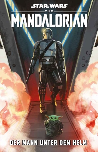 Buchcover und Innenansicht für das Buch: Star Wars: The Mandalorian #5-#8