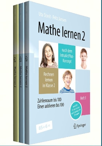 Buchcover und Innenansicht für das Buch: Mathe lernen 2 nach dem IntraActPlus-Konzept (Set: Hefte 1 - 3)