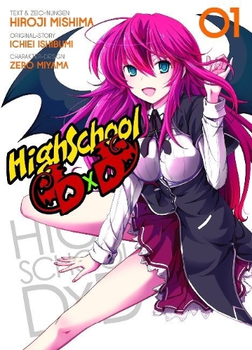 Buchcover und Innenansicht für das Buch: HighSchool DxD 01