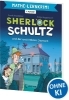 Buchcover und Innenansicht für das Buch: Mathe-Lernkrimi - Sherlock Schultz und der unsichtbare Diamant