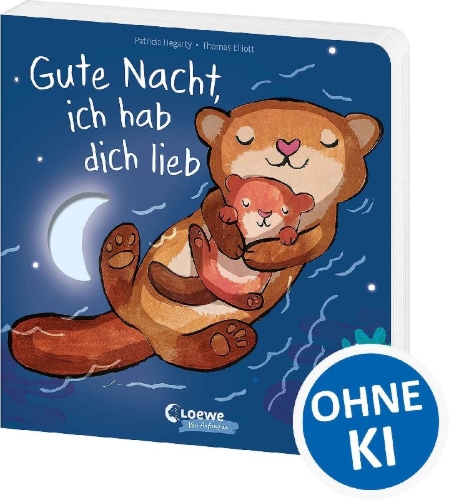 Buchcover und Innenansicht für das Buch: We Hug Night Night