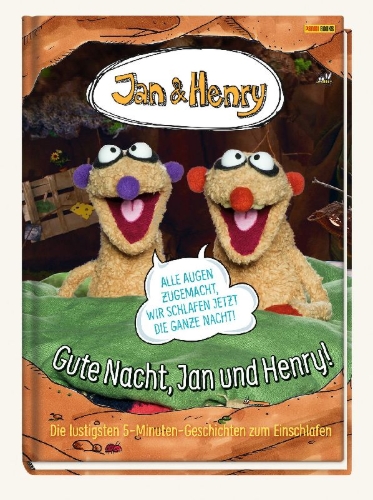 Buchcover und Innenansicht für das Buch: Gute Nacht, Jan und Henry!