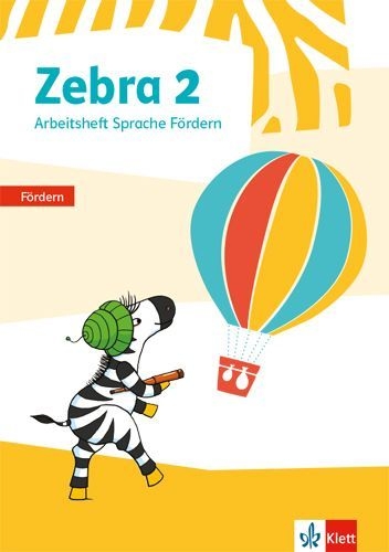 Buchcover und Innenansicht für das Buch: Zebra 2. Arbeitsheft Fördern Klasse 2