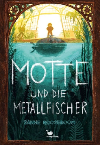 Buchcover und Innenansicht für das Buch: Mot en de Metaalvissers