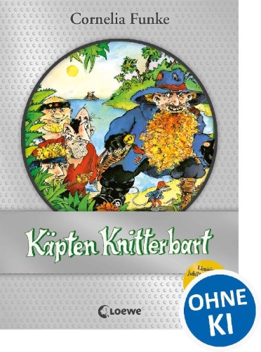 Buchcover und Innenansicht für das Buch: Käpten Knitterbart