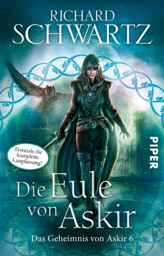 Buchcover und Innenansicht für das Buch: Die Eule von Askir. Die komplette Fassung