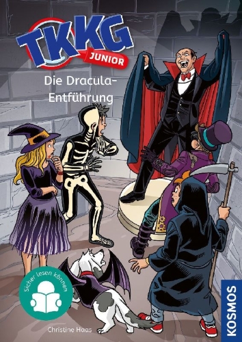 Buchcover und Innenansicht für das Buch: TKKG Junior, 7, Die Dracula-Entführung