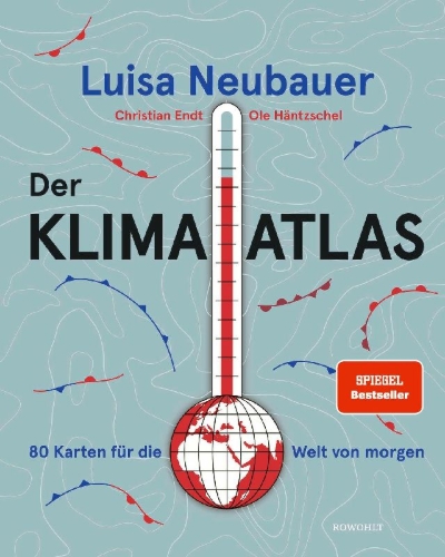 Buchcover und Innenansicht für das Buch: Der Klima-Atlas
