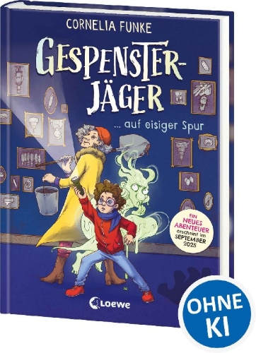 Buchcover und Innenansicht für das Buch: Gespensterjäger auf eisiger Spur (Band 1) - Mit 8 neu illustrierten Farbseiten