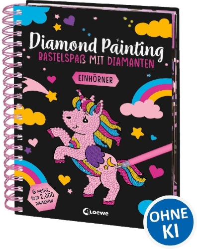 Buchcover und Innenansicht für das Buch: I Love Crystals - Unicorns
