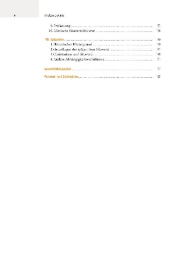 Buchcover und Innenansicht für das Buch: Sklaverei in der Antike
