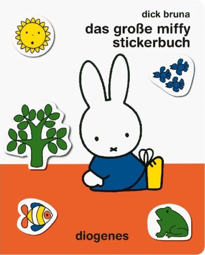 Buchcover und Innenansicht für das Buch: Het grote nijntje stickerboek
