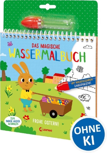 Buchcover und Innenansicht für das Buch: Mes dessins magiques - Paques