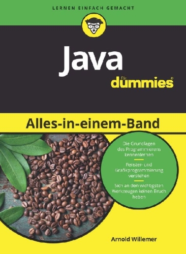 Buchcover und Innenansicht für das Buch: Java Alles-in-einem-Band für Dummies