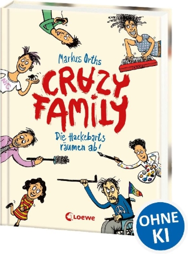Buchcover und Innenansicht für das Buch: Crazy Family