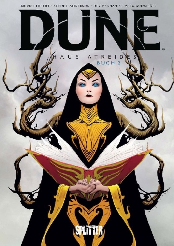 Buchcover und Innenansicht für das Buch: Dune: Haus Atreides (Graphic Novel). Band 2