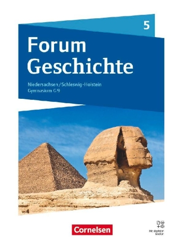Buchcover und Innenansicht für das Buch: Forum Geschichte 5. Schuljahr - Gymnasium Niedersachsen / Schleswig-Holstein - Neue Ausgabe ab 2024 - Schulbuch