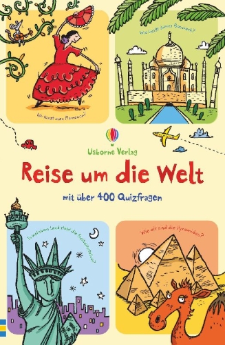 Buchcover und Innenansicht für das Buch: Reise um die Welt