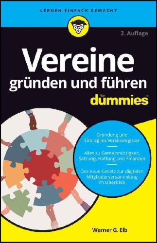 Buchcover und Innenansicht für das Buch: Vereine gründen und führen für Dummies