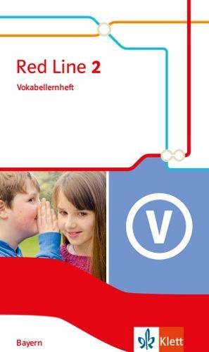 Buchcover und Innenansicht für das Buch: Red Line 2. Ausgabe Bayern. Vokabellernheft Klasse 6