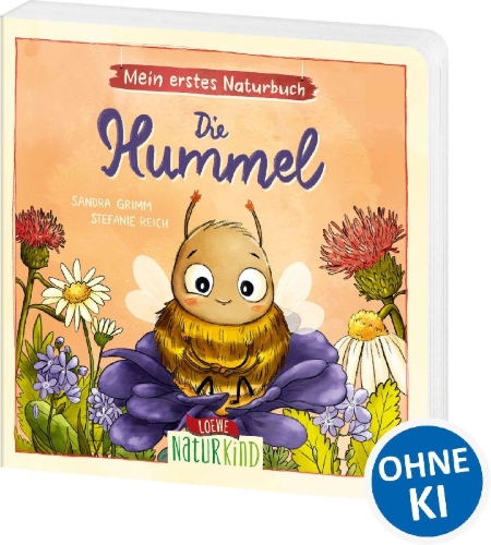 Buchcover und Innenansicht für das Buch: Mein erstes Naturbuch - Die Hummel