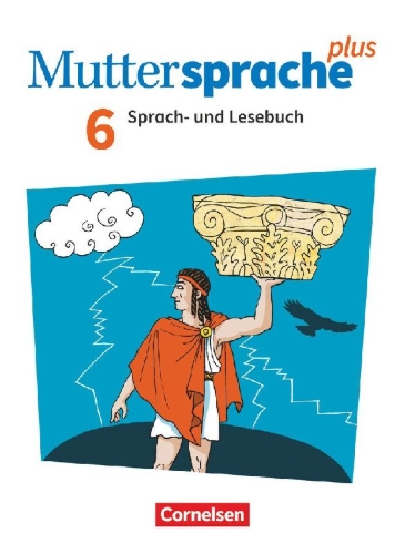 Buchcover und Innenansicht für das Buch: Muttersprache plus 6. Schuljahr. Schülerbuch