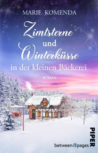 Buchcover und Innenansicht für das Buch: Zimtsterne und Winterküsse in der kleinen Bäckerei