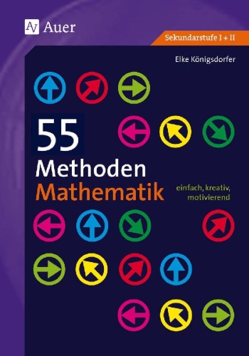 Buchcover und Innenansicht für das Buch: 55 Methoden Mathematik