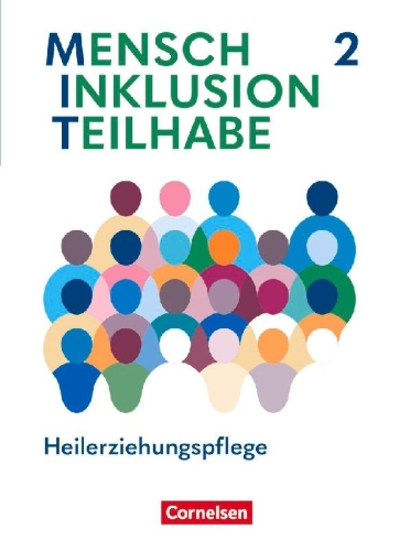 Buchcover und Innenansicht für das Buch: MIT - Mensch Inklusion Teilhabe - Heilerziehungspflege. Band 2 - Fachbuch mit digitalen Medien