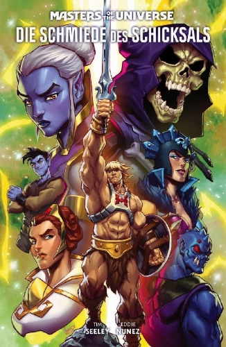 Buchcover und Innenansicht für das Buch: Masters of the Universe: Forge of Destiny 1-4