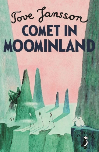 Buchcover und Innenansicht für das Buch: Comet in Moominland