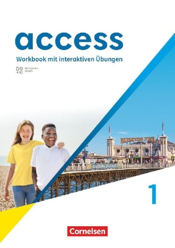 Buchcover und Innenansicht für das Buch: Access Band 1: 5. Schuljahr - Allgemeine Ausgabe 2022 - Workbook mit interaktiven Übungen und digitalen Medien