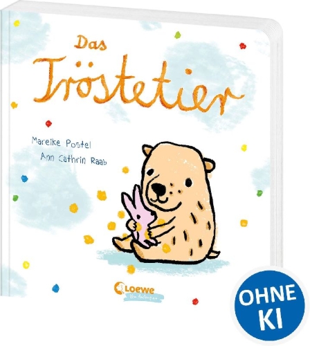 Buchcover und Innenansicht für das Buch: Das Tröstetier
