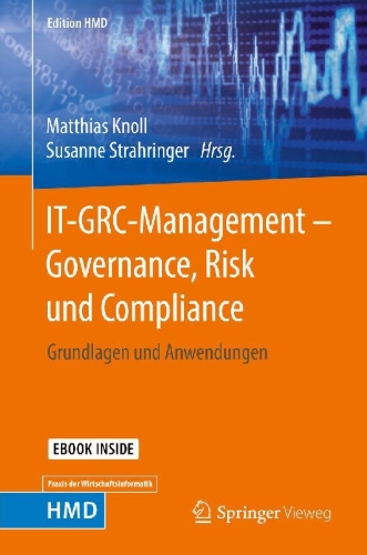 Buchcover und Innenansicht für das Buch: IT-GRC-Management - Governance, Risk und Compliance