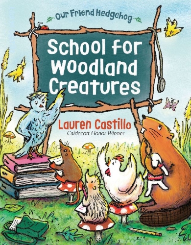 Buchcover und Innenansicht für das Buch: School for Woodland Creatures