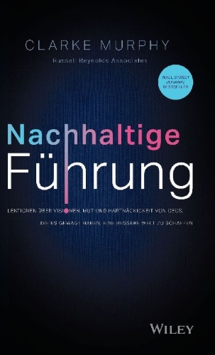 Buchcover und Innenansicht für das Buch: Nachhaltige Führung
