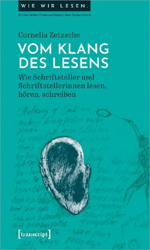 Buchcover und Innenansicht für das Buch: Vom Klang des Lesens