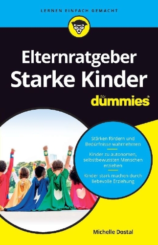 Buchcover und Innenansicht für das Buch: Elternratgeber starke Kinder für Dummies
