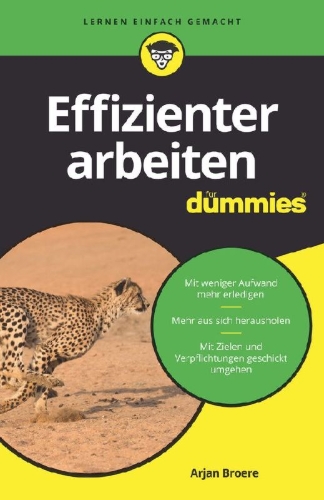 Buchcover und Innenansicht für das Buch: Effizienter arbeiten für Dummies