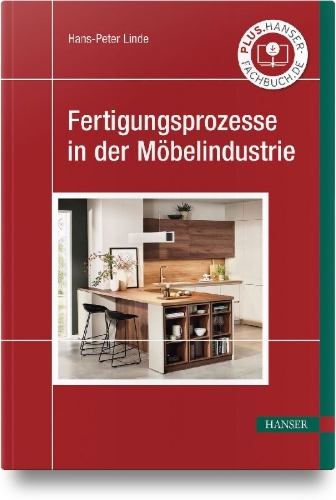 Buchcover und Innenansicht für das Buch: Fertigungsprozesse in der Möbelindustrie