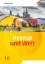 Buchcover und Innenansicht für das Buch: Heimat und Welt 10. Schulbuch. Sachsen