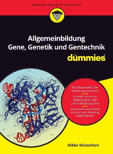 Buchcover und Innenansicht für das Buch: Allgemeinbildung Gene, Genetik und Gentechnik für Dummies