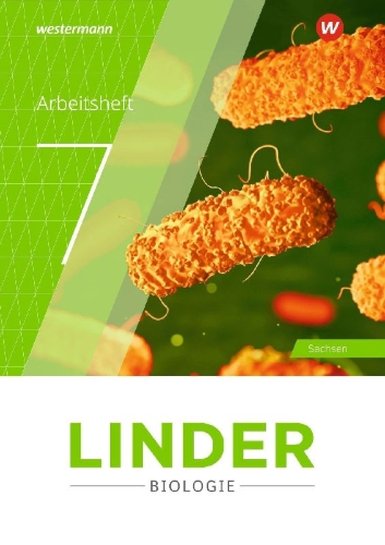Buchcover und Innenansicht für das Buch: LINDER Biologie SI 7. Arbeitsheft. Für Sachsen