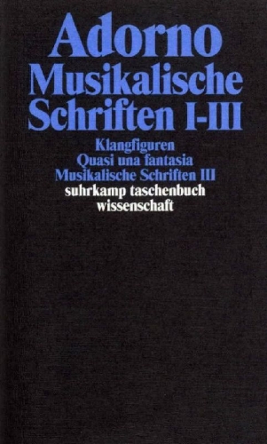 Buchcover und Innenansicht für das Buch: Musikalische Schriften 1/3