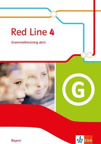 Buchcover und Innenansicht für das Buch: Red Line 4. Ausgabe Bayern. Grammatiktraining aktiv Klasse 8